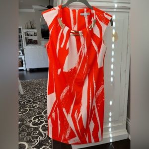 Sandra Darren dress size 4P. Beautiful for the summertime! Not too short on.